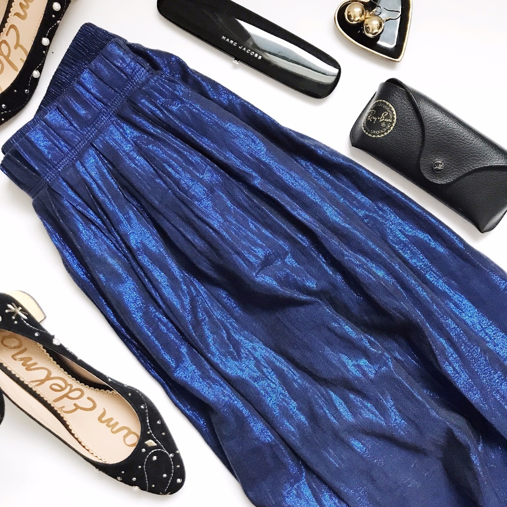 J. Crew | Pleated Midi Skirt